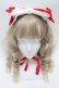 画像2: Angelic Pretty / Charming Cherryヘッドドレス  白ｘ赤 S-25-07-10-015-AP-AC-AS-ZS (2)