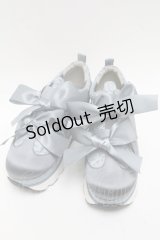 merry jenny / JQリボンスニーカー  ブルー S-25-07-10-016-LO-SH-HR-ZS