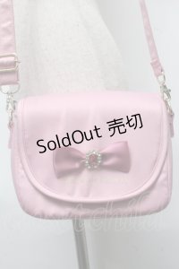 Maison de FLEUR / リボンビジューサテンカメラバッグ  ピンク S-25-07-10-018-LO-BG-AS-ZS