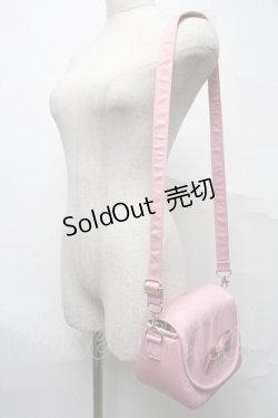 画像2: Maison de FLEUR / リボンビジューサテンカメラバッグ  ピンク S-25-07-10-018-LO-BG-AS-ZS