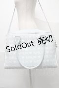 MILK / LOGO BIG BAG  サックスｘ白 S-25-07-10-021-ML-BG-HR-ZS