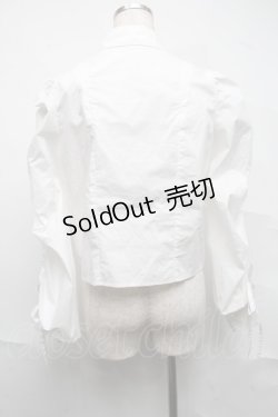 画像2: pain / 袖ギャザーブラウス  白 S-25-07-10-023-LO-TO-HR-ZS