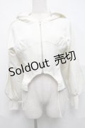 lilLilly / コルセットギャザーパーカー  アイボリー S-25-07-10-025-LO-TO-HR-ZS