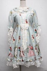 魔法茶会 / 姫袖ワンピースセット  ミント S-25-07-13-049-LO-OP-HR-ZS