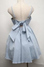 画像2: lilLilly / バックリボンデニムワンピース  サックス S-25-07-13-051-LO-OP-AS-ZT472 (2)