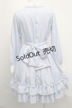 画像2: Pina sweetcollection / ローズジャガードワンピース  サックス S-25-07-13-054-LO-OP-HR-ZS