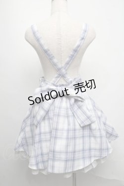 画像2: Amavel / Dreaming Ribbonサイドプリーツチェックスカート  ブルーｘピンク S-25-07-13-067-CA-SK-HR-ZS