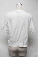 画像2: Jane Marple / カットソーカーディガン  白 S-25-07-13-001-JM-TO-AS-ZT070 (2)