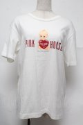 PINK HOUSE / キューピープリントＴシャツ  オフ S-25-07-13-014-LO-TO-ET-ZT070