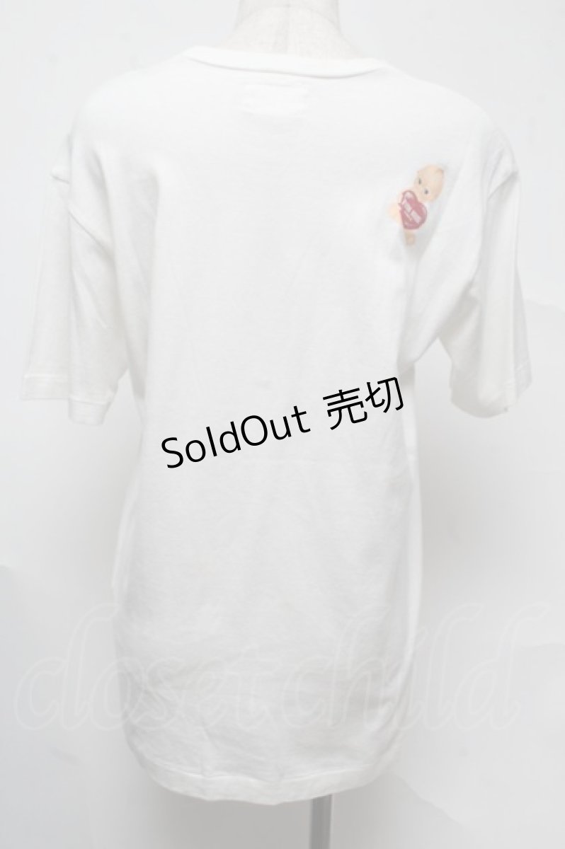 画像2: PINK HOUSE / キューピープリントＴシャツ  オフ S-25-07-13-014-LO-TO-ET-ZT070 (2)