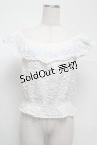 Secret Honey / オフショルトップス  白 S-25-07-13-019-CA-TO-AS-ZS