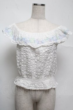 画像1: Secret Honey / オフショルトップス  白 S-25-07-13-019-CA-TO-AS-ZS