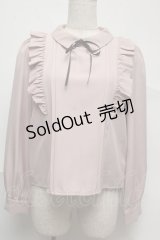 evelyn / フリルブラウス  ピンク S-25-07-13-021-LO-BL-AS-ZS