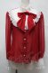画像1: Angelic Pretty / シフォン切替ピンタックブラウス  赤 S-25-07-13-023-AP-BL-HR-ZT051 (1)
