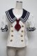 画像1: metamorphose / セーラーブラウス  白ｘ紺ｘワイン S-25-07-13-027-ME-BL-AS-ZS (1)