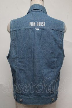画像2: PINK HOUSE / デニムベスト  ブルー S-25-07-13-029-LO-TO-AS-ZS