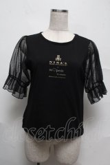 m petit by misako / NINA’Sコラボプルオーバー  黒 S-25-07-13-035-LO-TO-HR-ZS