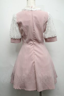 画像2: manon select / レース使いワンピース  ピンク S-25-07-13-044-LO-OP-SZ-ZS
