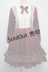 Pina sweetcollection / ローズジャガードワンピース  ワイン S-25-07-13-048-LO-OP-AS-ZS