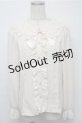 axes femme kawaii / ローズレースブラウス  ベージュ S-25-07-14-035-AX-BL-HR-ZS