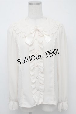 画像1: axes femme kawaii / ローズレースブラウス  ベージュ S-25-07-14-035-AX-BL-HR-ZS