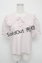 Deary / チェックブラウス  ピンク S-25-07-14-038-LO-BL-AS-ZS