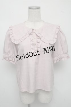 画像1: Deary / チェックブラウス  ピンク S-25-07-14-038-LO-BL-AS-ZS