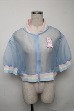 画像1: Angelic Pretty / Jelly Candy Toysブルゾン  サックス S-25-07-14-039-AP-TO-AS-ZS