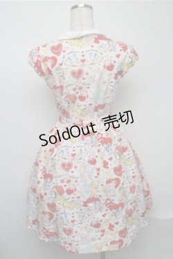 画像2: Shirley Temple / アンティークハートフルシャツワンピース 160 白ｘ赤 S-25-07-14-042-ET-OP-AS-ZS