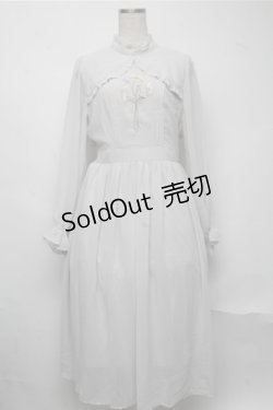 画像1: Fi.n.t / ポピーブーケ刺繍シアーワンピース【洗える】  ライトグレー S-25-07-14-045-CA-OP-HR-ZT472