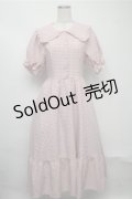 m petit by misako / ギンガムチェックワンピース  ピンク S-25-07-14-046-LO-OP-AS-ZS