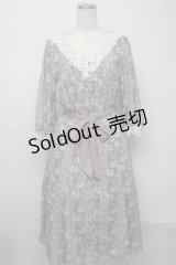 axes femme / リリー柄ワンピース   S-25-07-14-047-AX-OP-HR-ZS