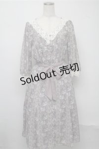 axes femme / リリー柄ワンピース   S-25-07-14-047-AX-OP-HR-ZS