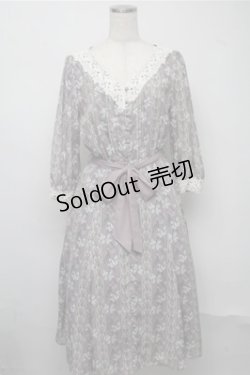 画像1: axes femme / リリー柄ワンピース   S-25-07-14-047-AX-OP-HR-ZS