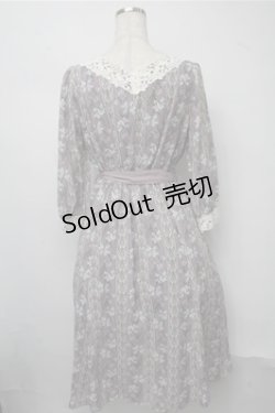 画像2: axes femme / リリー柄ワンピース   S-25-07-14-047-AX-OP-HR-ZS