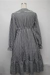 画像2: FLC / 星名桜子/ギンガムチェックワンピース L 黒ｘ白 S-25-07-14-048-LO-OP-AS-ZS (2)