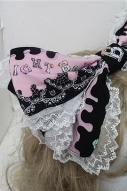 画像4: BABY,THE STARS SHINE BRIGHT / Soiree Au Chat Noir柄カチューシャ  黒 S-25-07-14-005-BA-JA-HR-ZS