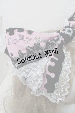 画像4: BABY,THE STARS SHINE BRIGHT / Soiree Au Chat Noir柄カチューシャ  黒 S-25-07-14-005-BA-JA-HR-ZS