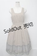 axes femme POETIQUE / トイマーチノースリワンピース  ベージュ S-25-07-14-056-AX-OP-HR-ZI