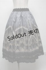 axes femme kawaii / クラシックカテドラルスカート  黒 S-25-07-14-064-AX-SK-HR-ZS