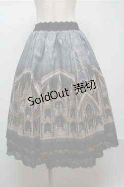 画像1: axes femme kawaii / クラシックカテドラルスカート  黒 S-25-07-14-064-AX-SK-HR-ZS