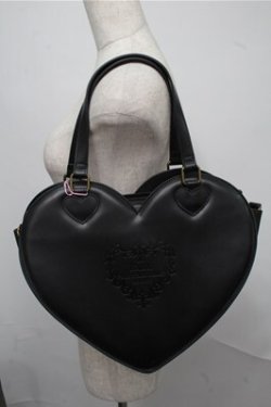 画像1: BABY,THE STARS SHINE BRIGHT / BABY 3wayハートBag  黒 S-25-07-14-019-BA-BG-AS-ZS