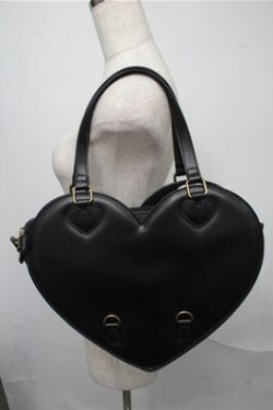 画像2: BABY,THE STARS SHINE BRIGHT / BABY 3wayハートBag  黒 S-25-07-14-019-BA-BG-AS-ZS