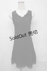 axes femme / インナーワンピース  黒 S-25-07-14-024-AX-OP-HR-ZS