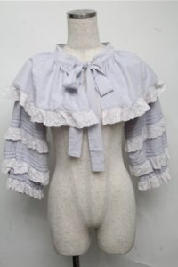 Candy Stripper / ADORABLE LACY ボレロ  サックス S-25-07-14-034-PU-TO-AS-ZS