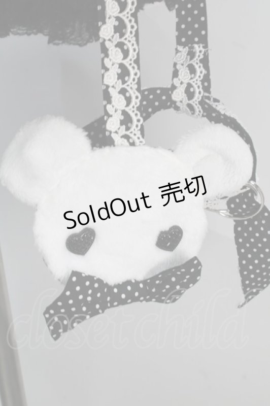 画像3: MAM / ハニーホイップキャンディーフードサロペット  黒ｘ白 S-25-07-16-048-LO-SK-AS-ZS (3)