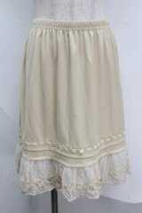 axes femme / 起毛レースペチスカート  キナリ S-25-07-16-050-AX-SK-HR-ZS