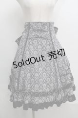 FRILL / ジャガードハイウエストスカート  黒 S-25-07-16-058-HN-SK-AS-ZS