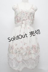 axes femme / フラワーチェックジャンスカ  キナリ S-25-07-16-007-AX-OP-HR-ZS