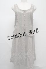 axes femme / ベスト風サロペット  カーキ S-25-07-16-012-AX-OP-HR-ZI